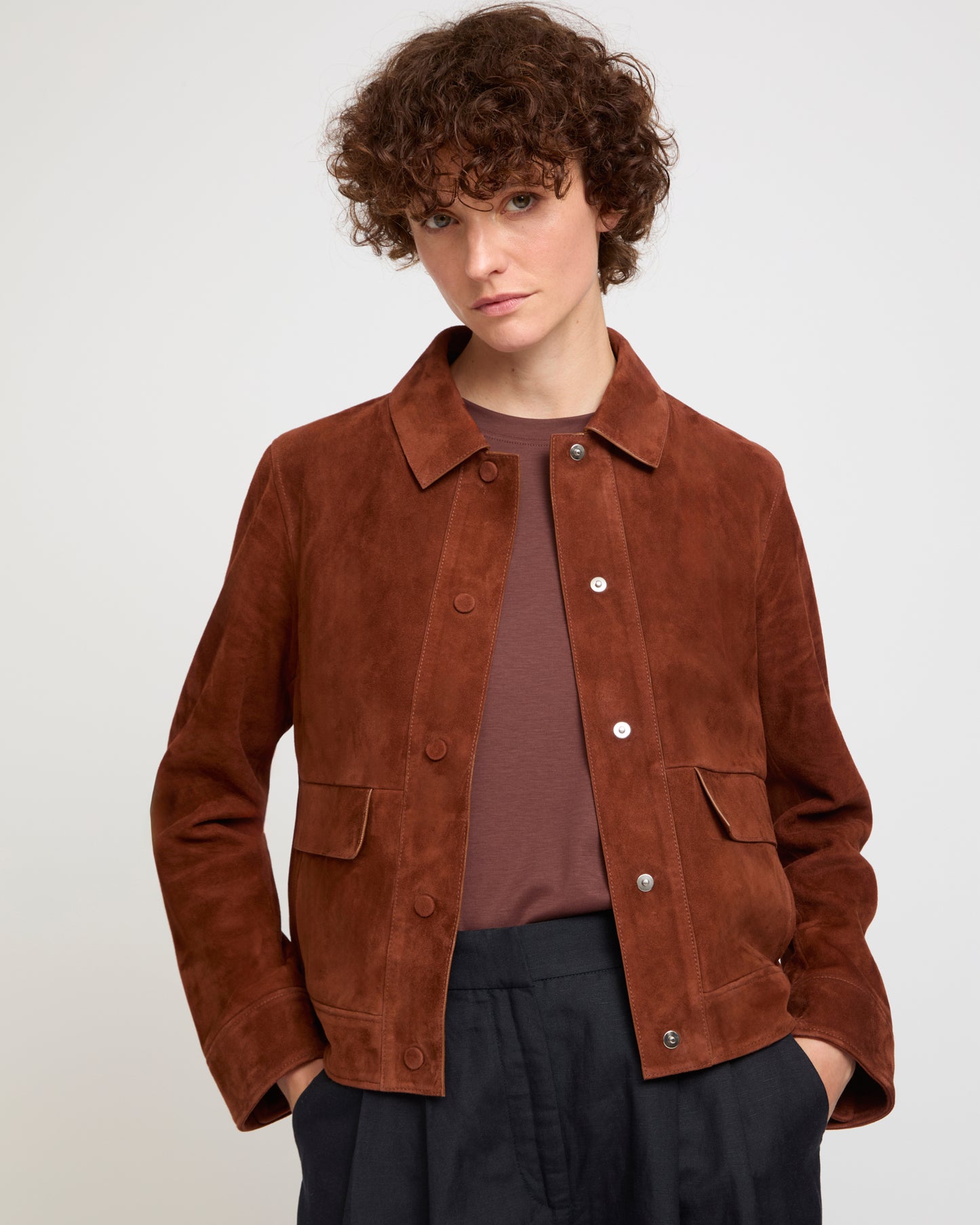 Double-sided lambskin jacket -Yves Salomon - New spring summer collection