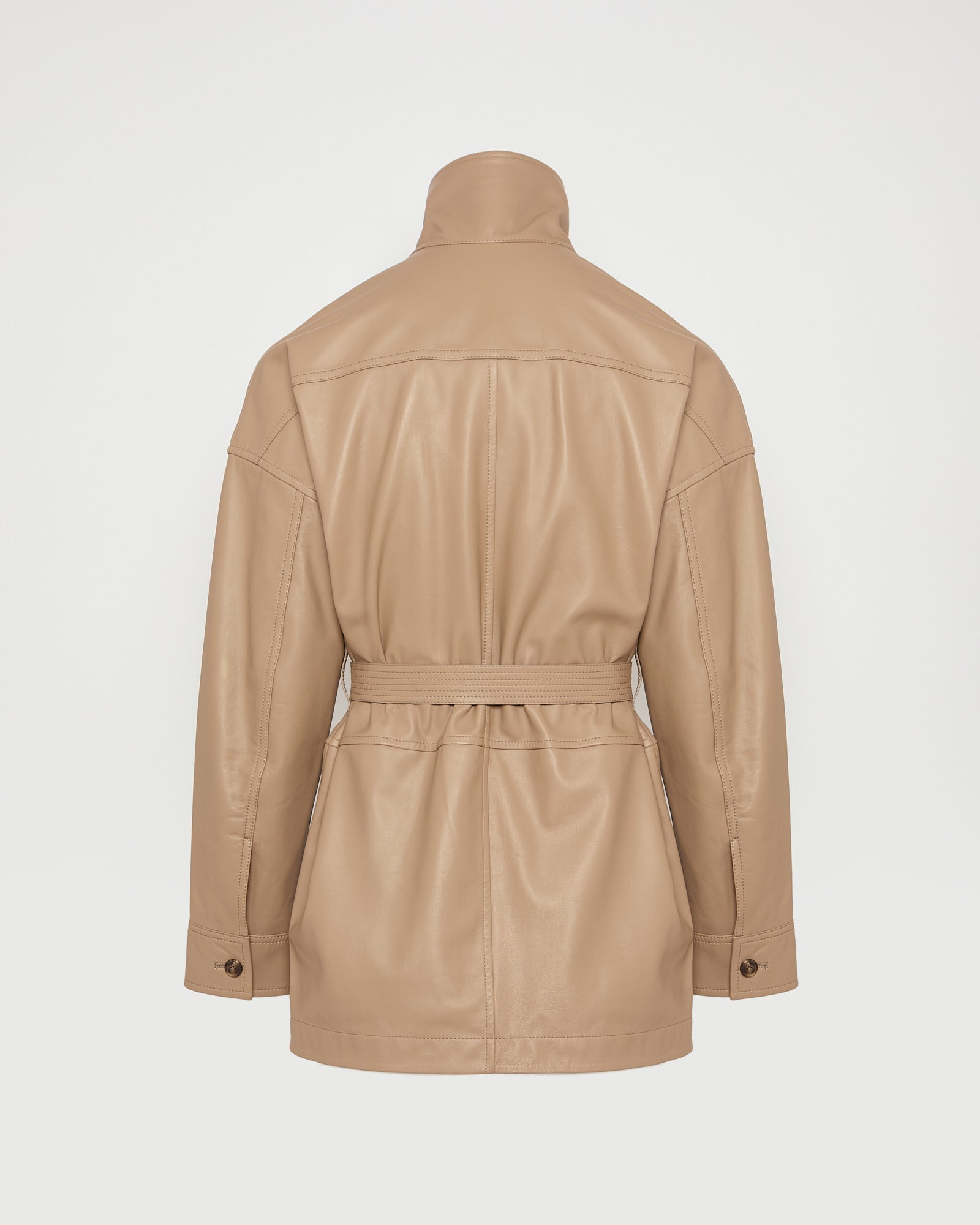 Leather safari jacket -Yves Salomon - New spring summer collection