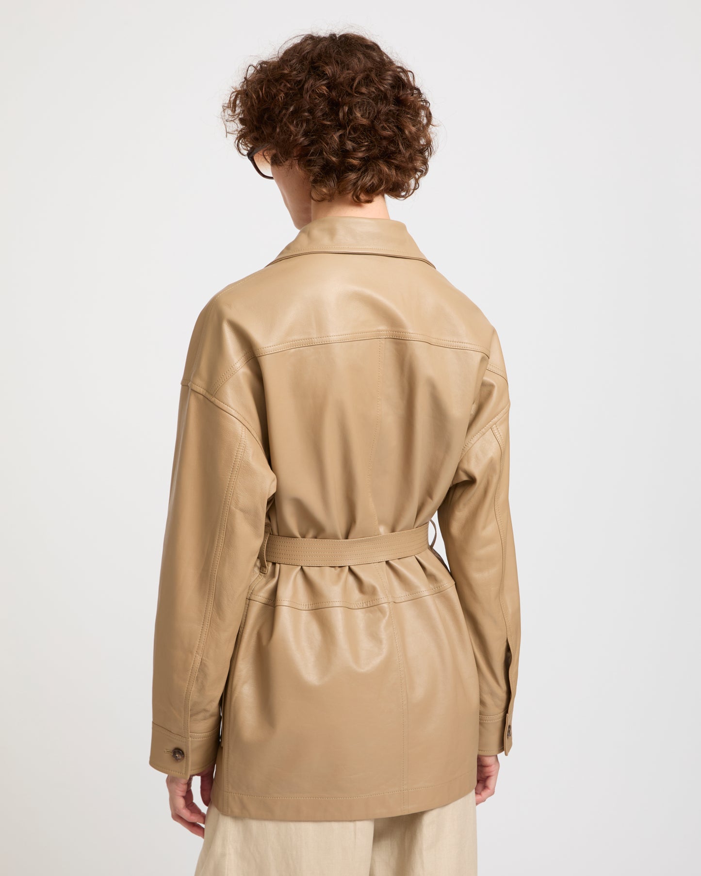 Leather safari jacket -Yves Salomon - New spring summer collection
