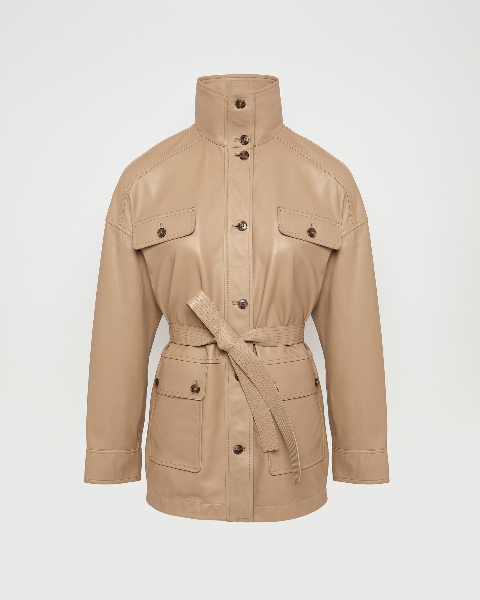 Leather safari jacket -Yves Salomon - New spring summer collection