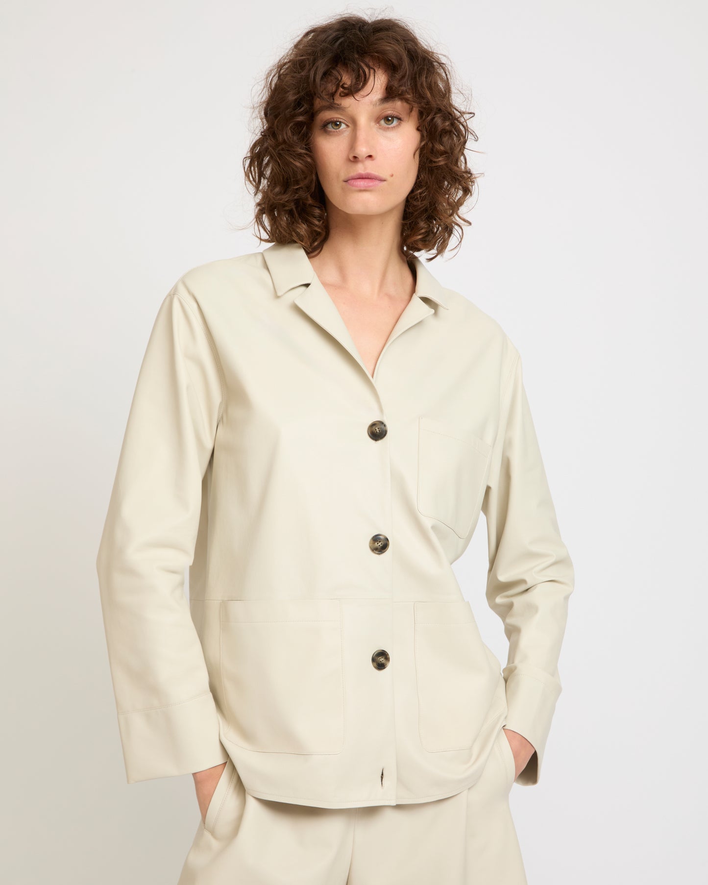 Summer sale - Leather jacket -Yves Salomon - New spring summer collection