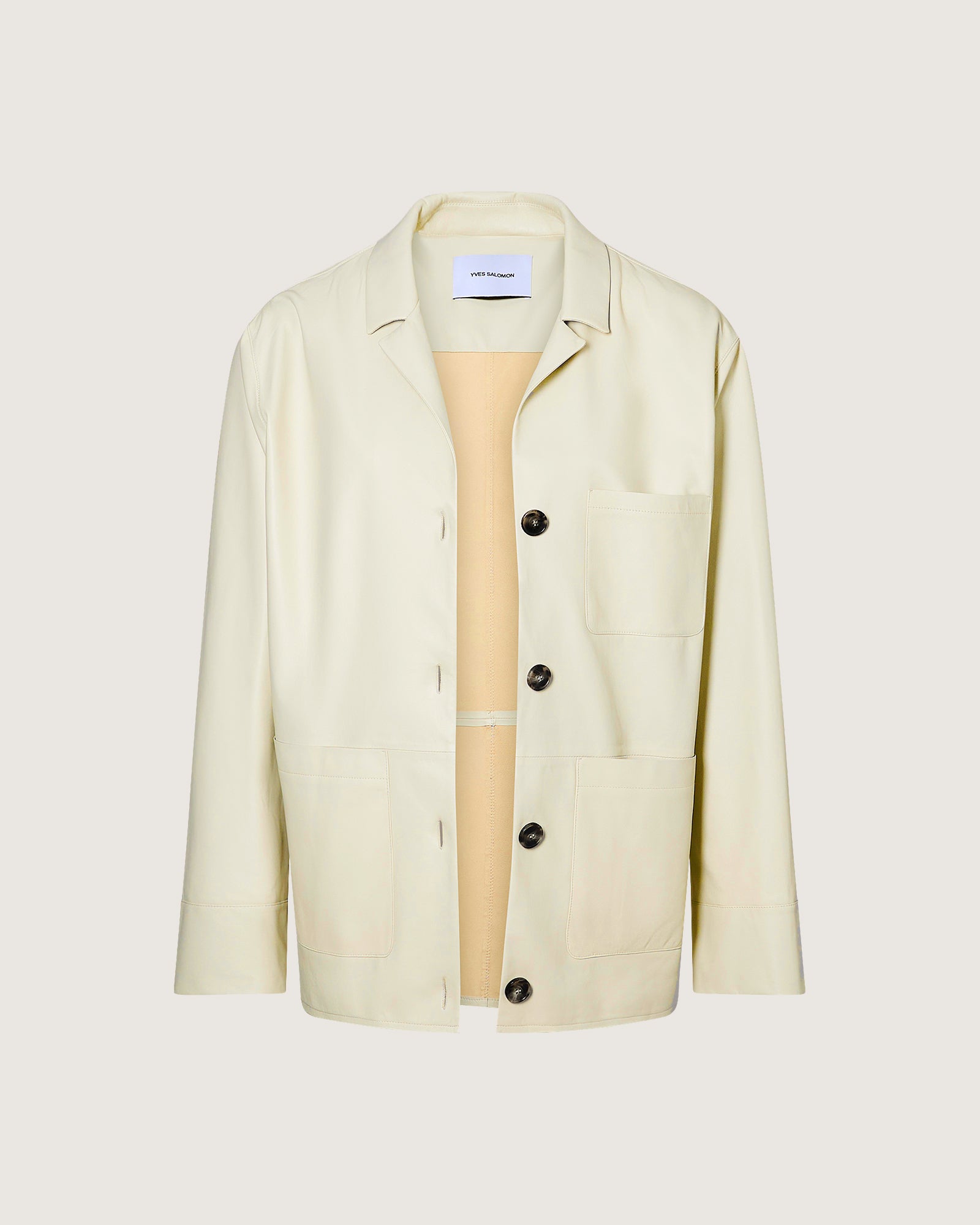 Summer sale - Leather jacket -Yves Salomon - New spring summer collection
