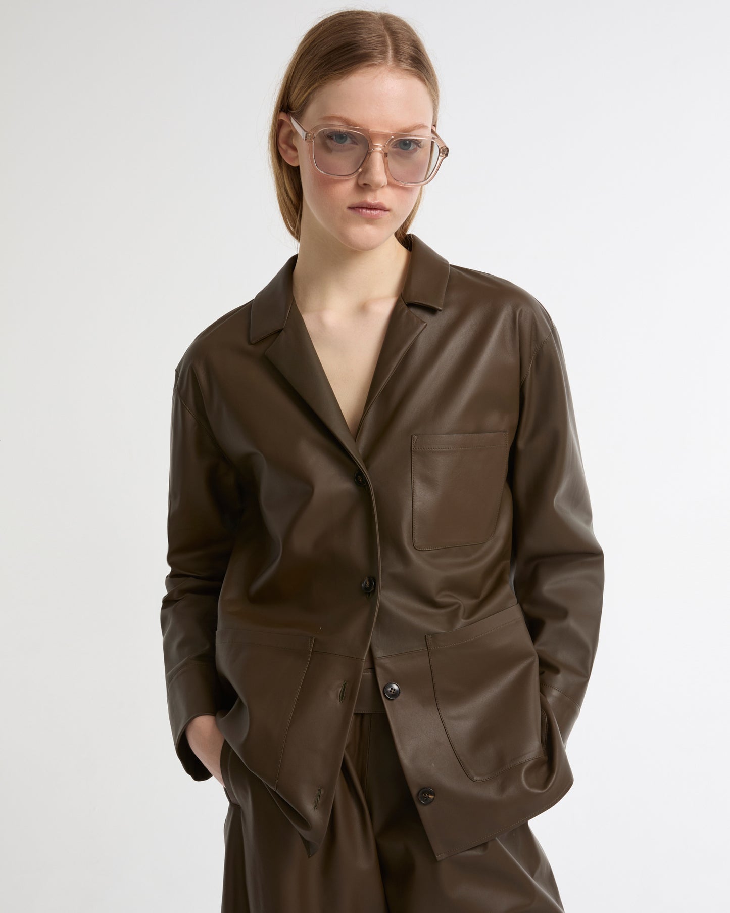 Leather jacket -Yves Salomon - New spring summer collection
