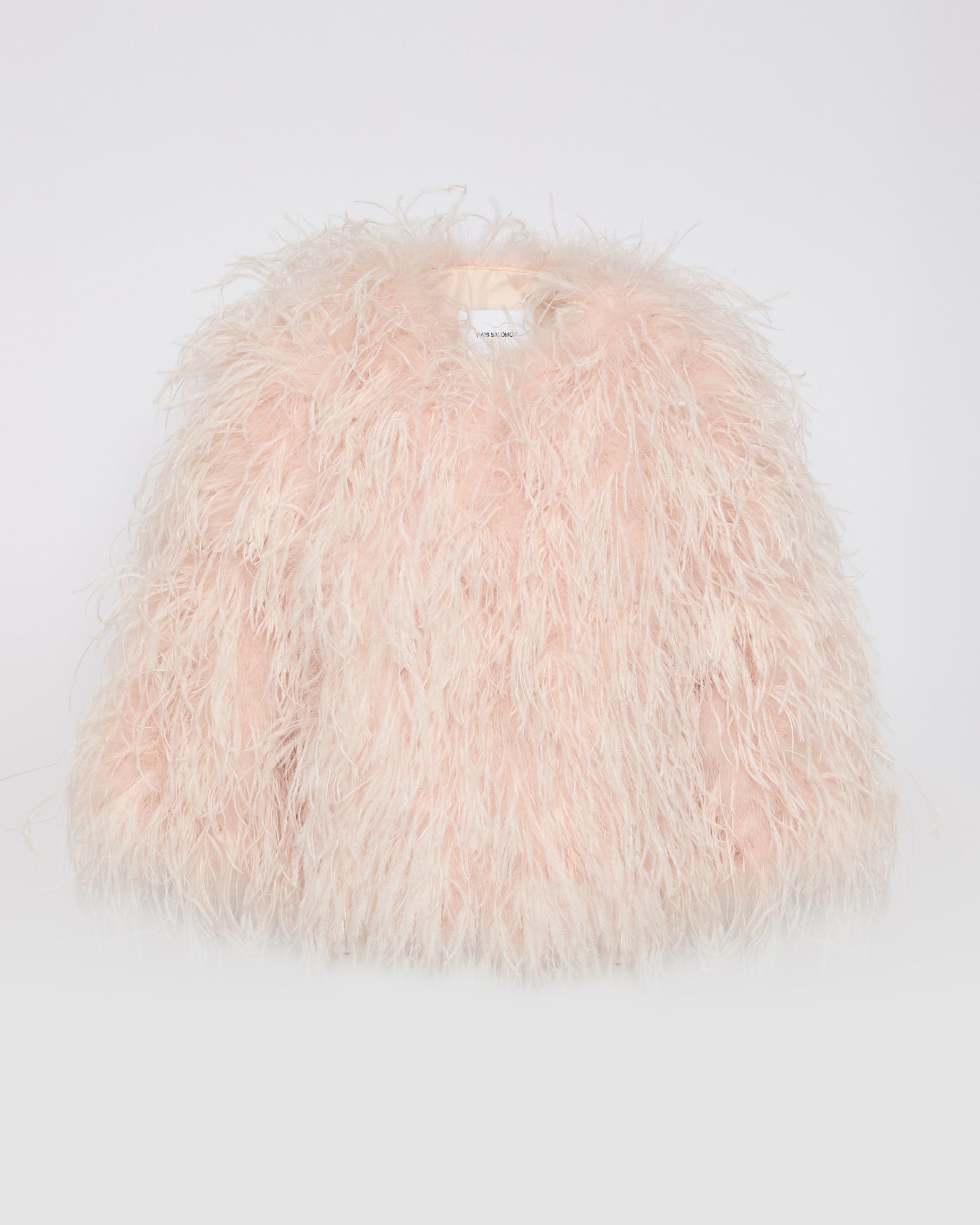 Cropped feather jacket -Yves Salomon - New spring summer collection