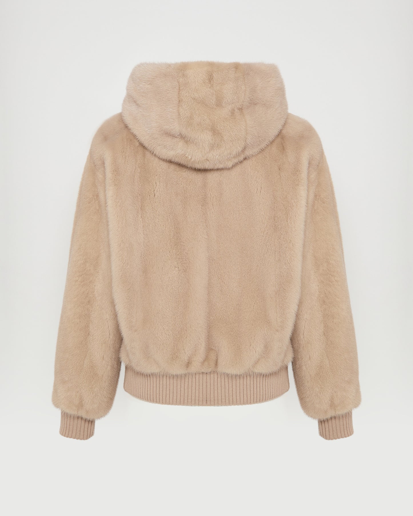 Merino knit and mink fur hooded blouson -Yves Salomon - New spring summer collection
