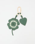 Clover bag charm / keyring