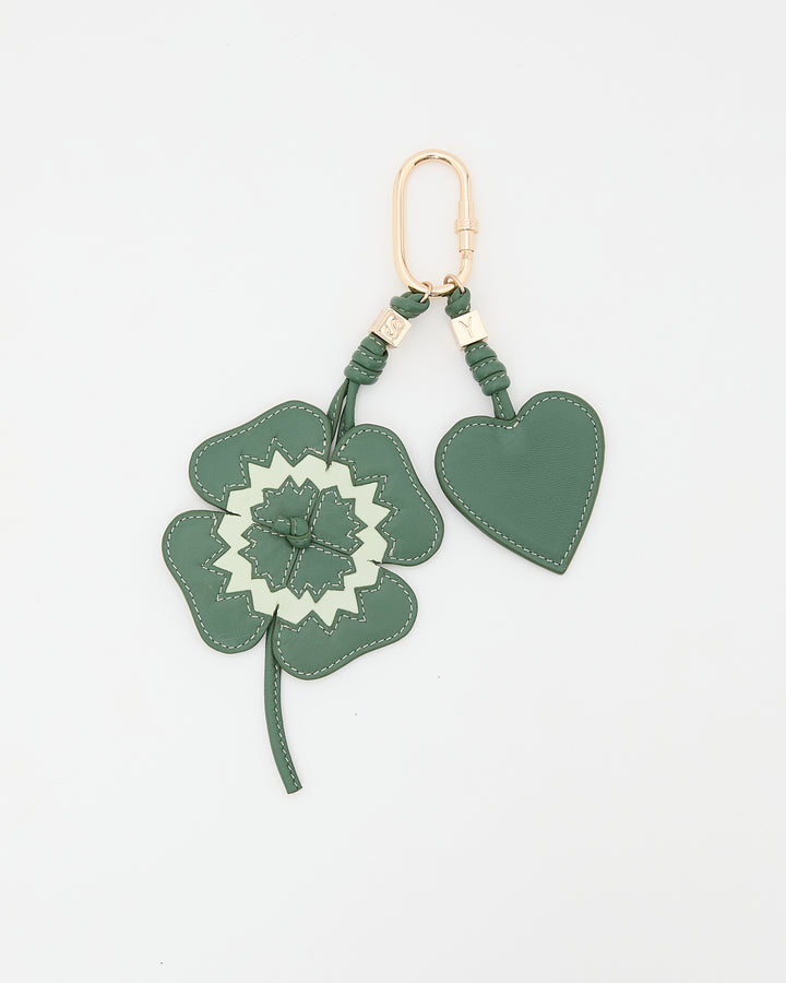 Clover bag charm / keyring