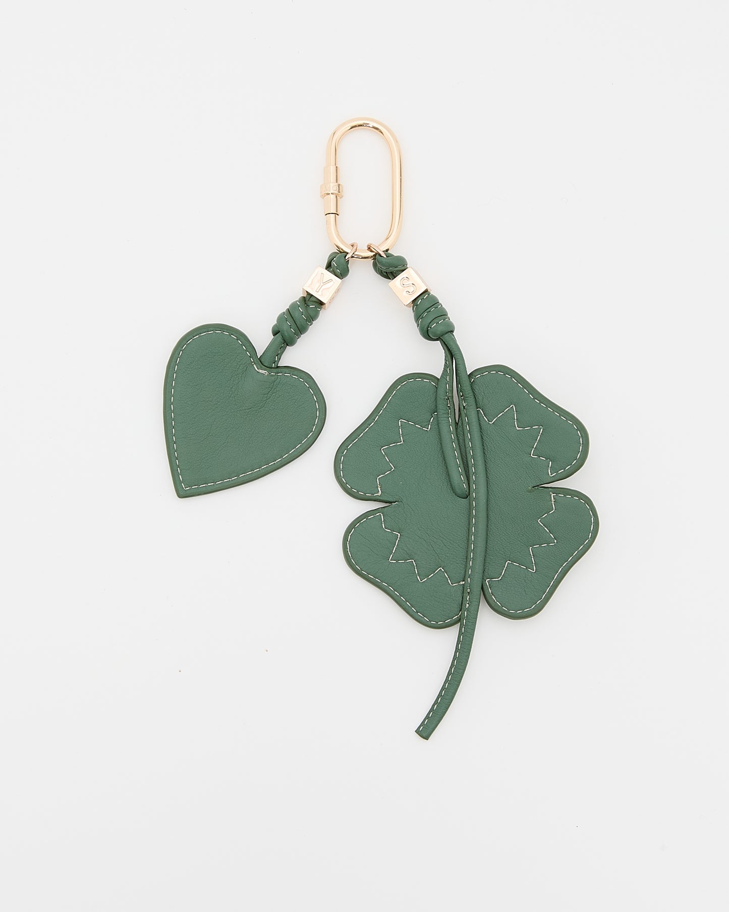 Clover bag charm / keyring