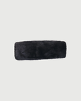 Mink fur and leather headband