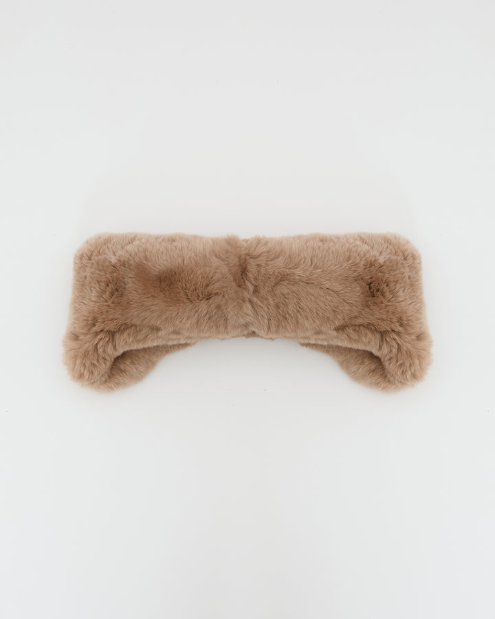 Rex rabbit fur headband -Yves Salomon