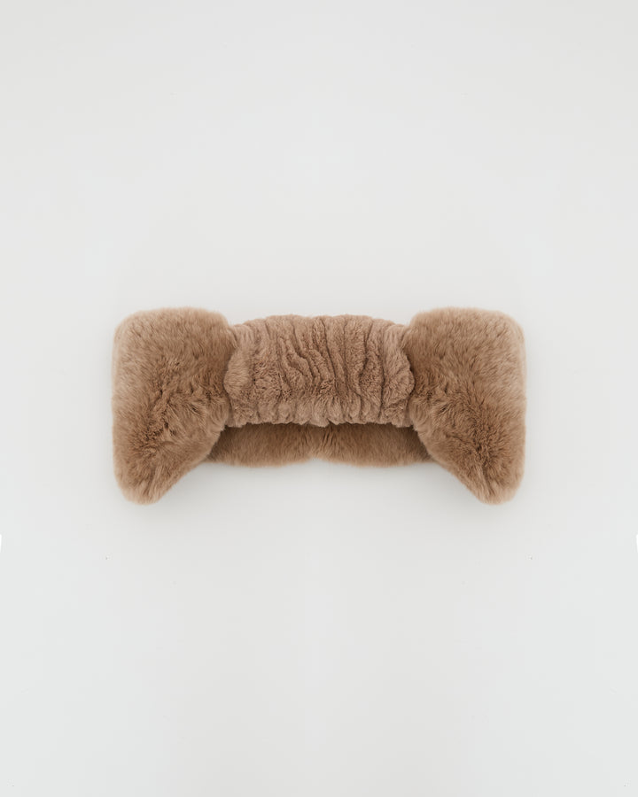 Rex rabbit fur headband -Yves Salomon