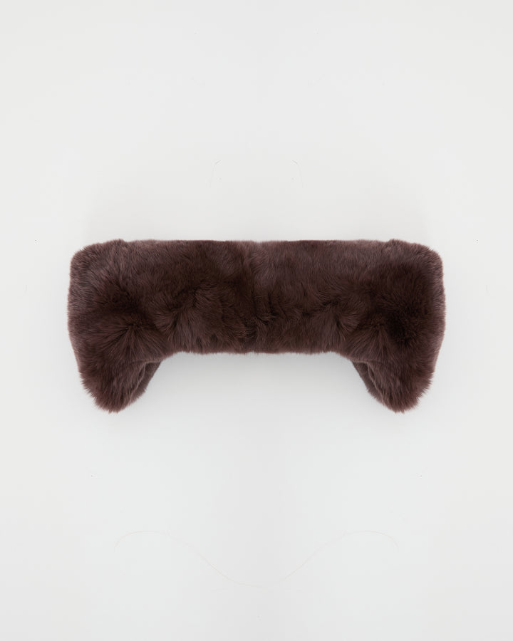 Rex rabbit fur headband -Yves Salomon