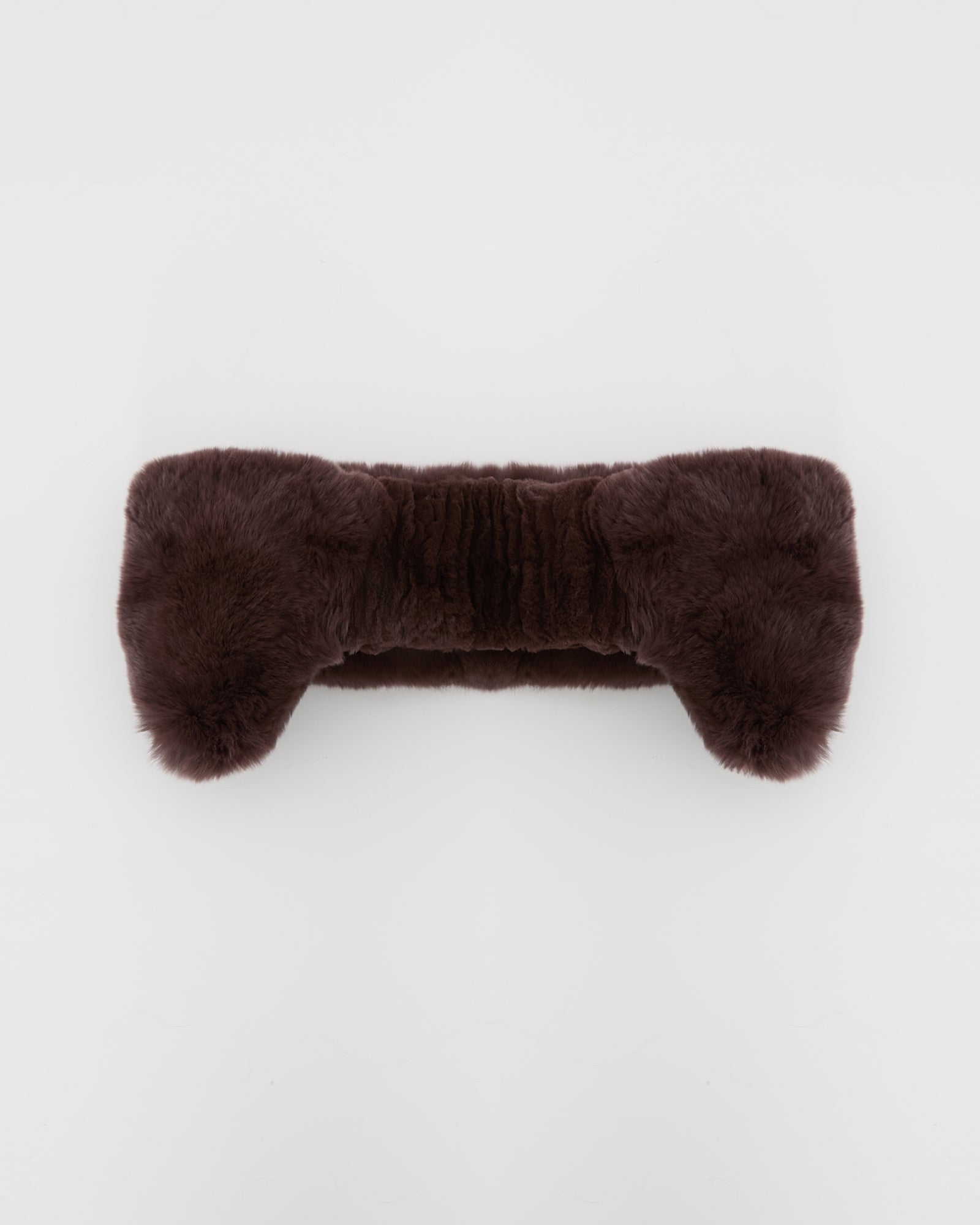 Rex rabbit fur headband -Yves Salomon