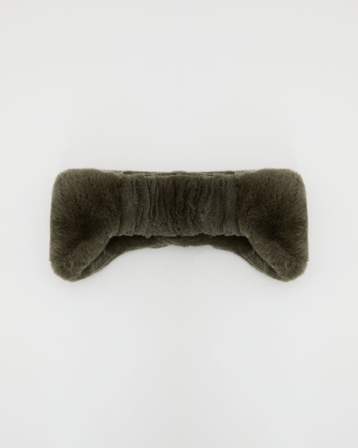 Rex rabbit fur headband -Yves Salomon