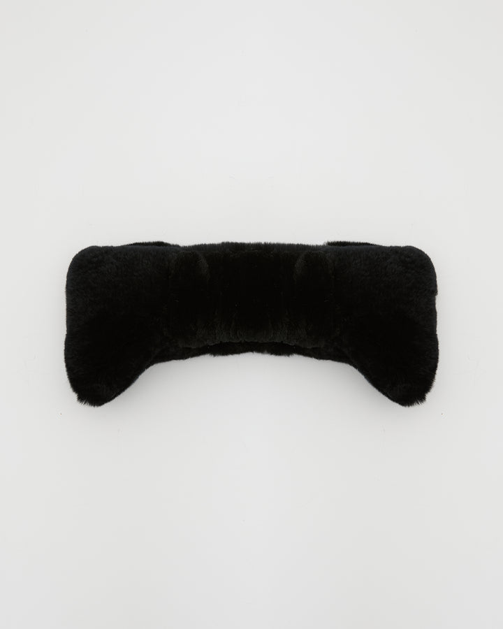Rex rabbit fur headband -Yves Salomon