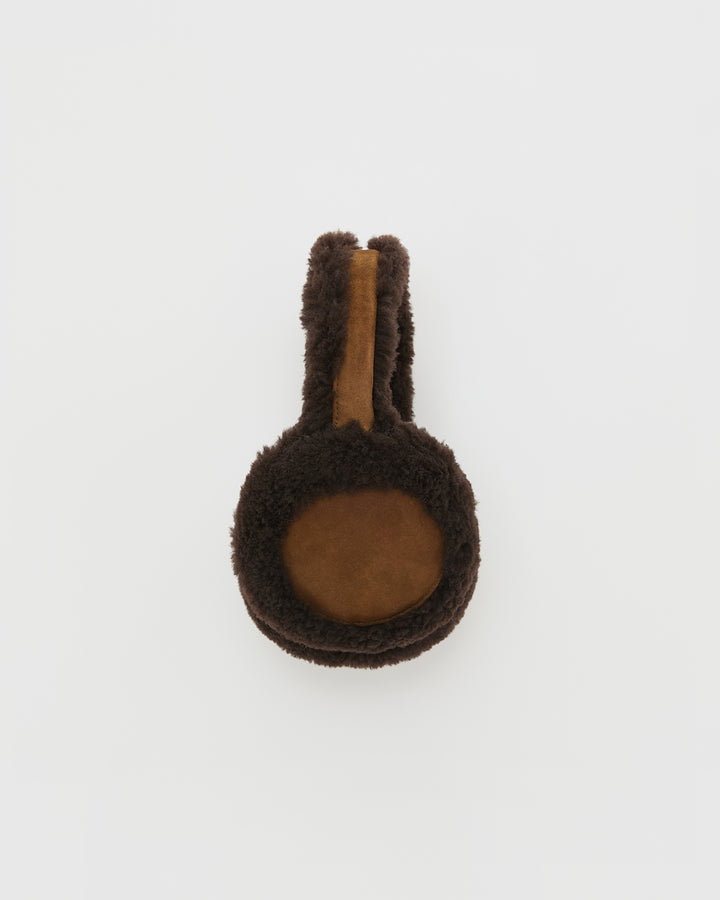 Curly Merino lambskin shearling earmuffs