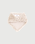 Cashmere lambskin shearling bandana