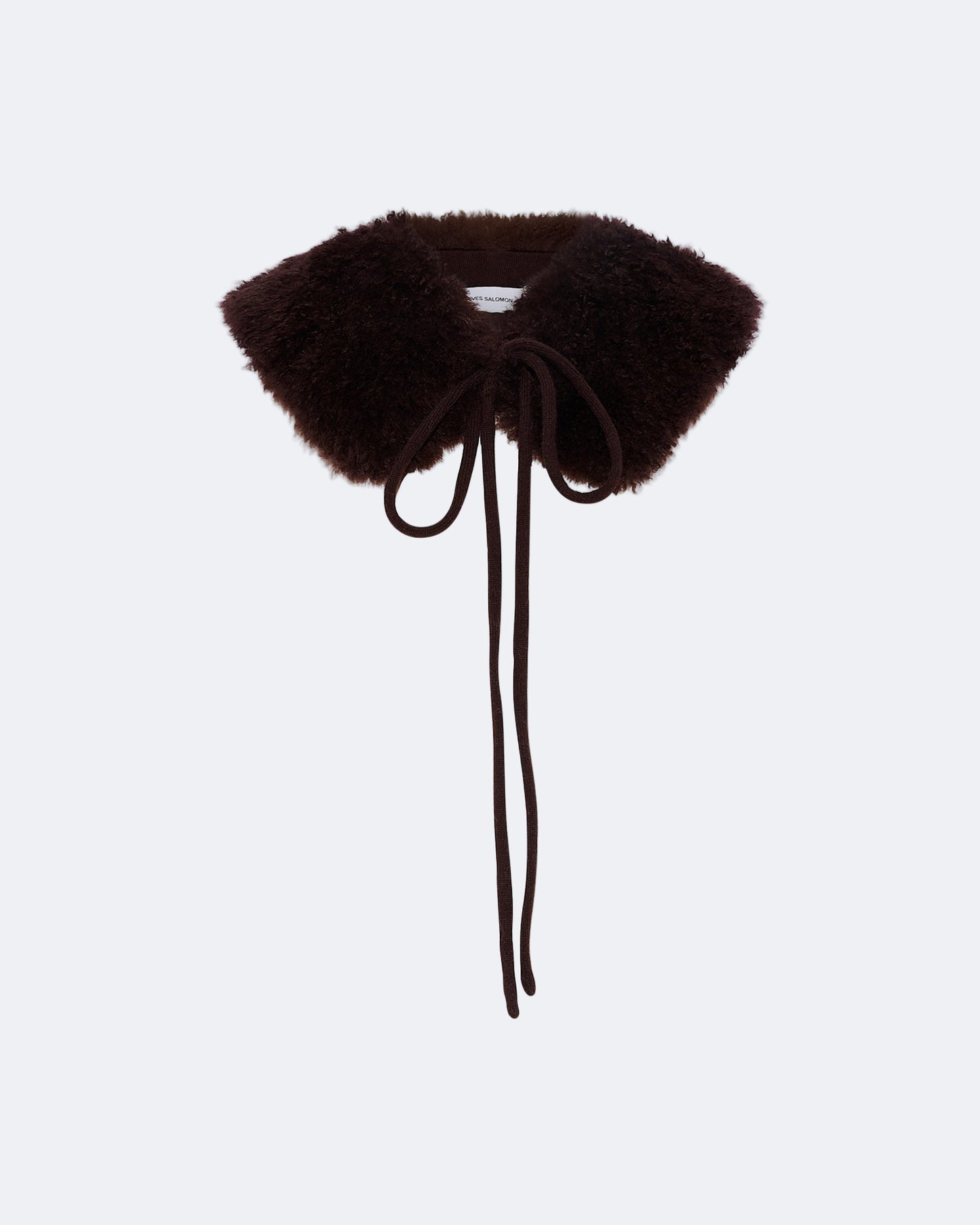 Cashmere lambskin collar