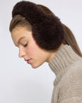 Cashmere lambskin shearling earmuffs