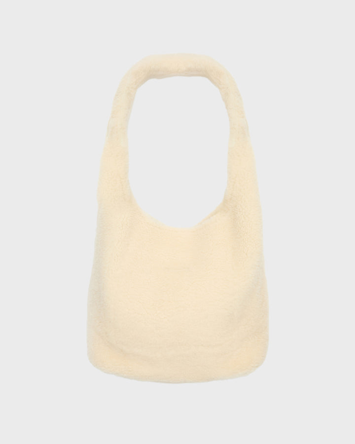 Curly Merino lambskin shearling bag -Yves Salomon