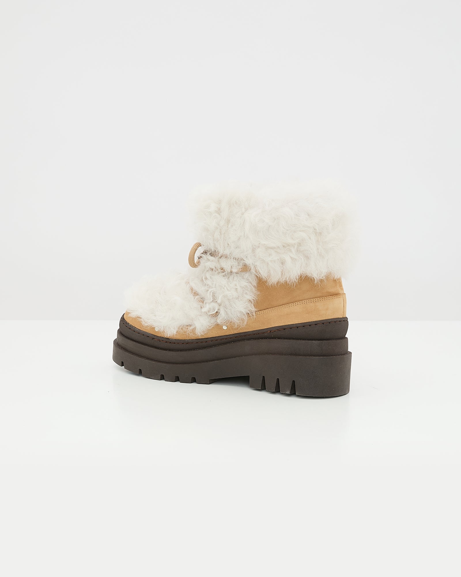 Merino lambskin shearling boots -Yves Salomon