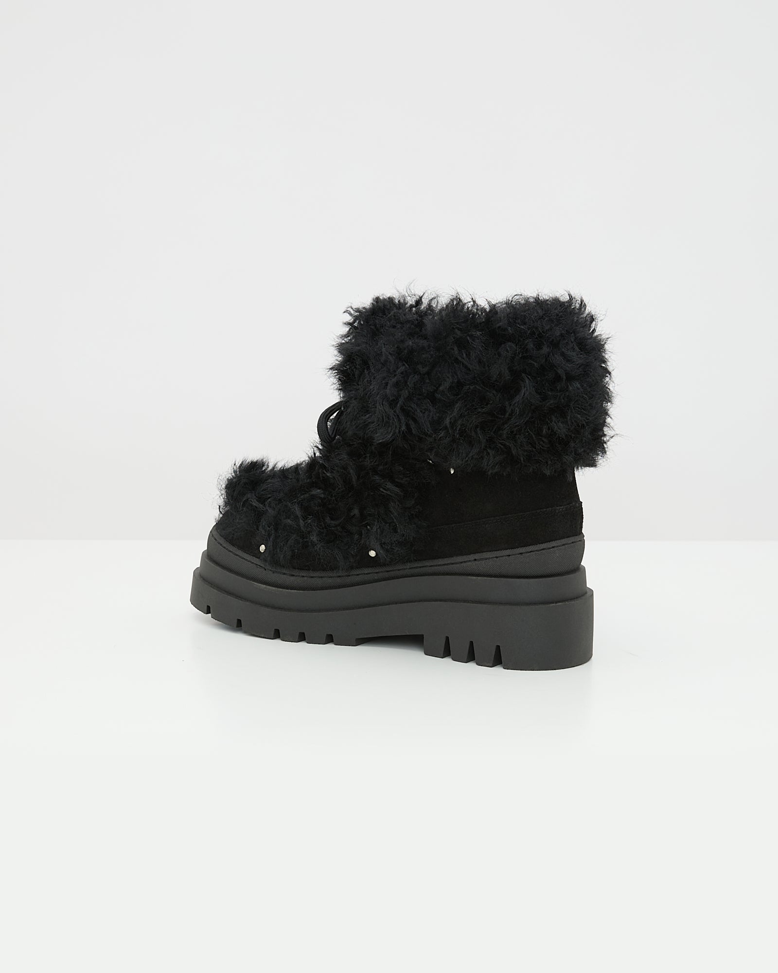 Merino lambskin shearling boots -Yves Salomon