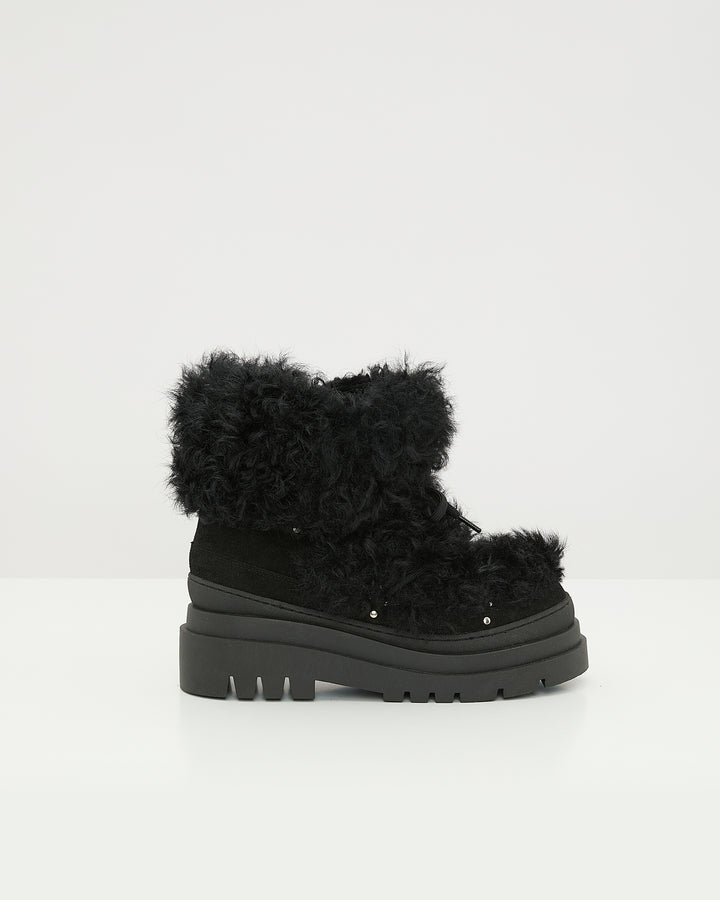 Merino lambskin shearling boots -Yves Salomon