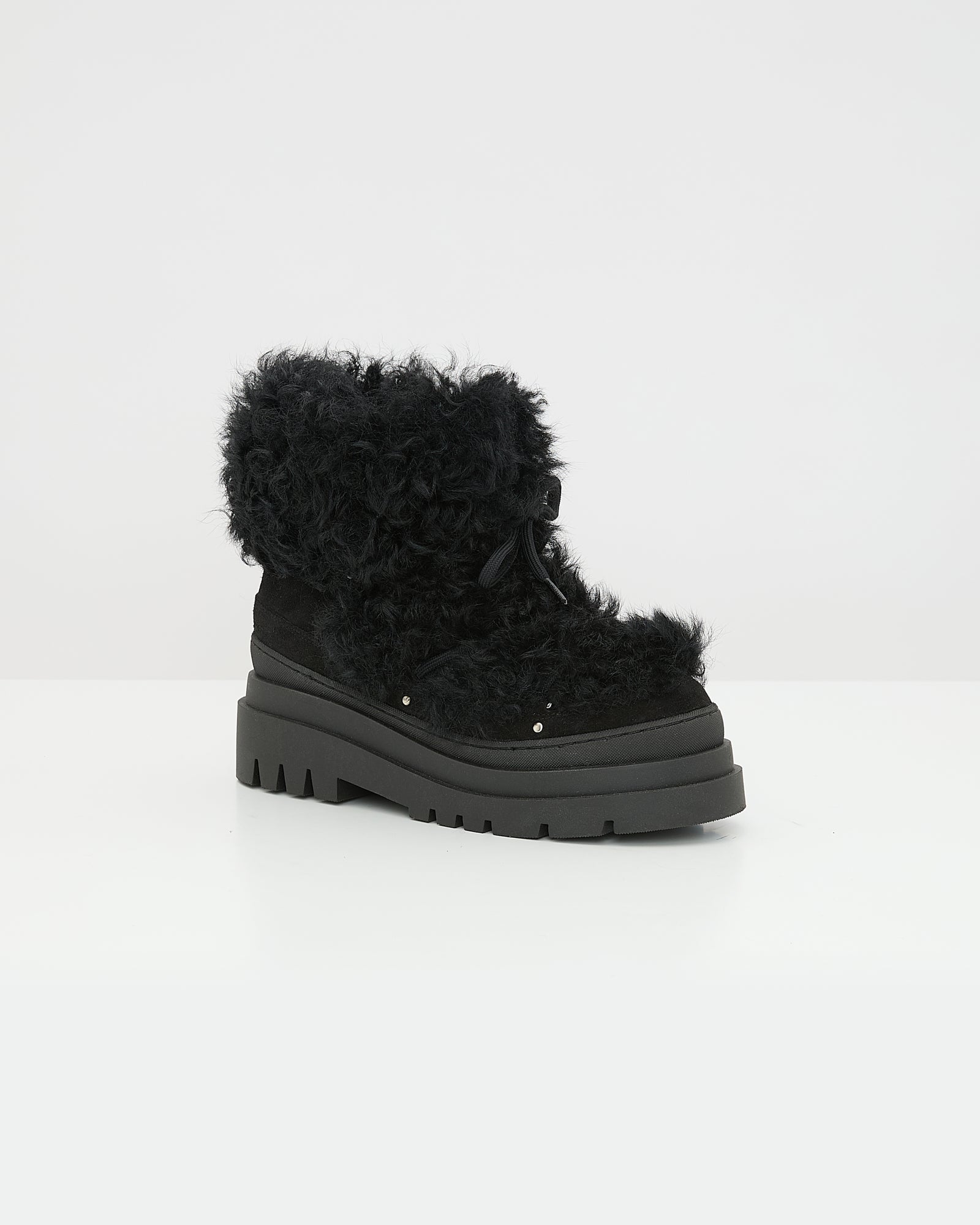 Merino lambskin shearling boots -Yves Salomon