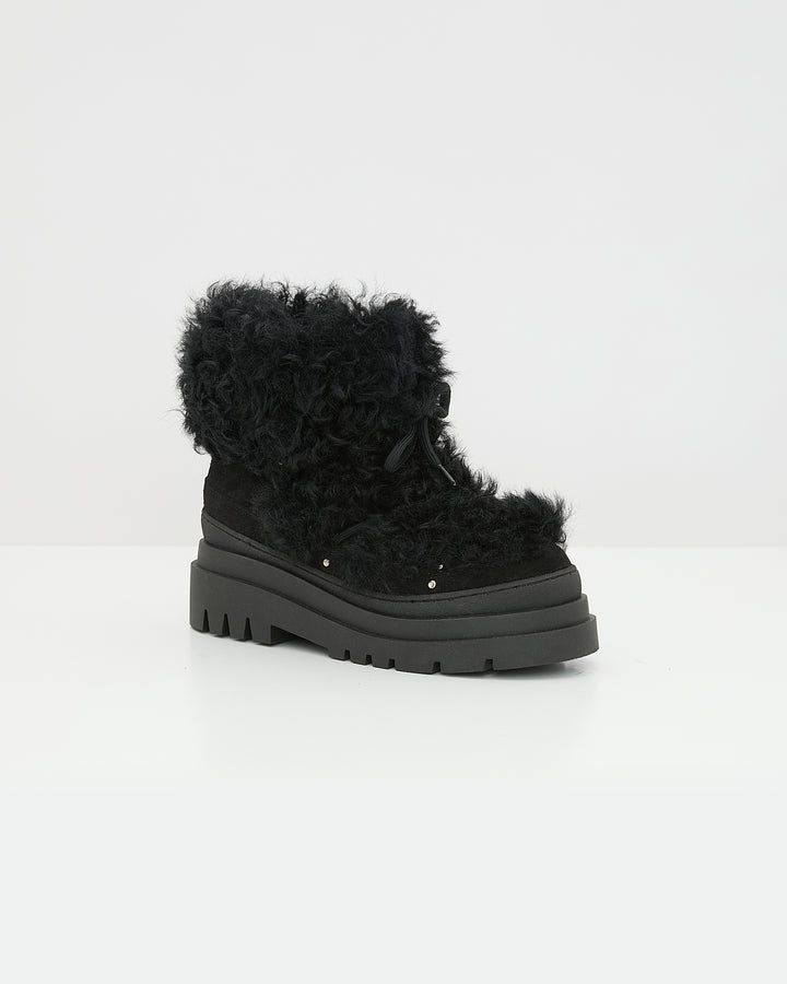 Merino lambskin shearling boots -Yves Salomon