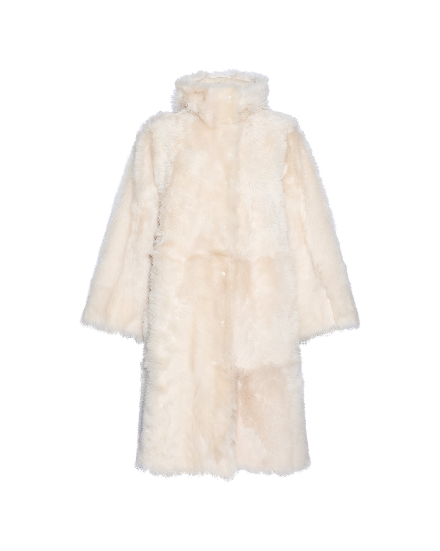 Long Toscana lambskin parka styled coat -Yves Salomon