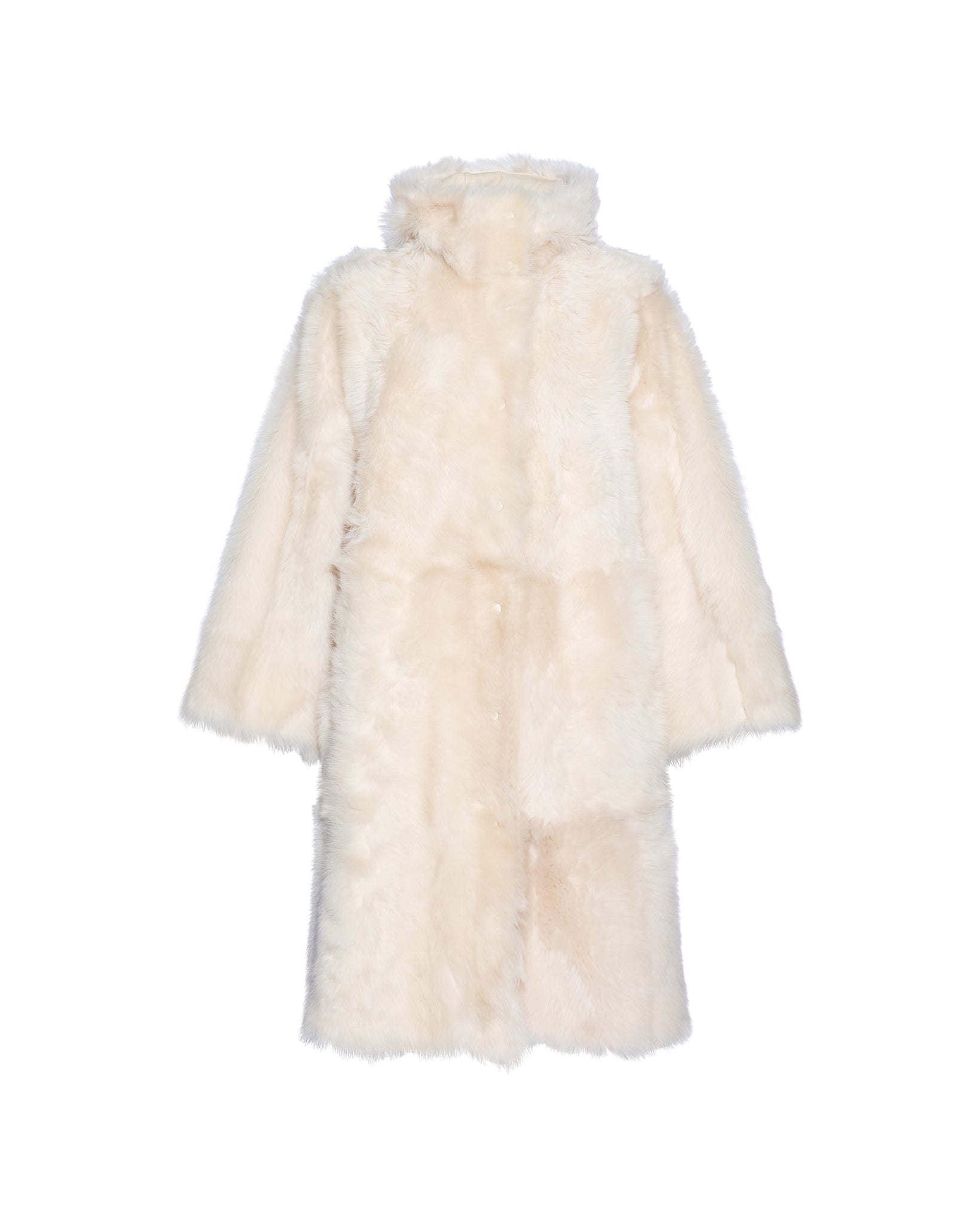 Long Toscana lambskin parka styled coat -Yves Salomon