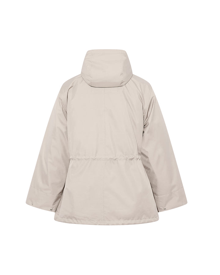Technical fabric and mink parka -Yves Salomon