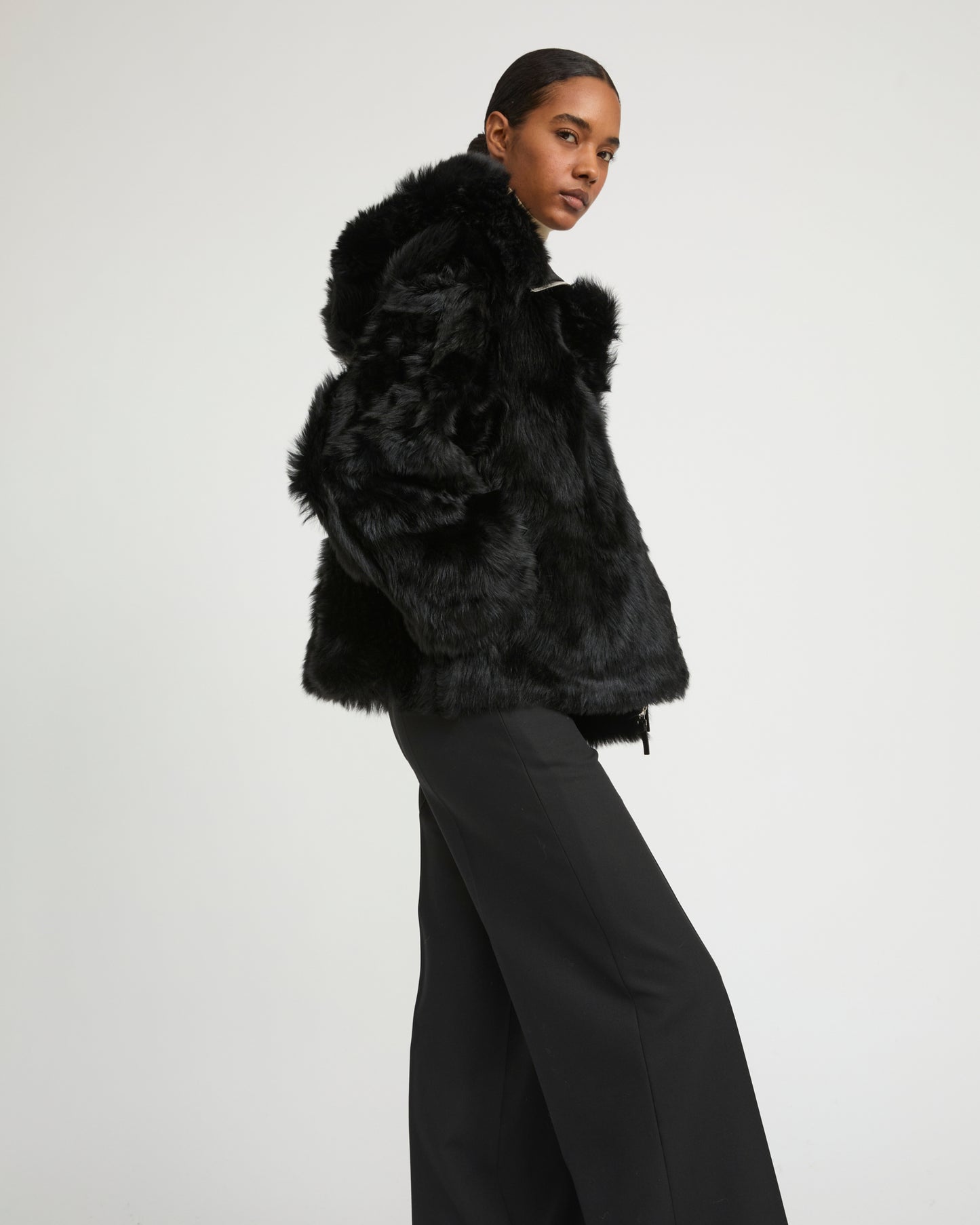Short Toscana lambskin shearling parka -Yves Salomon