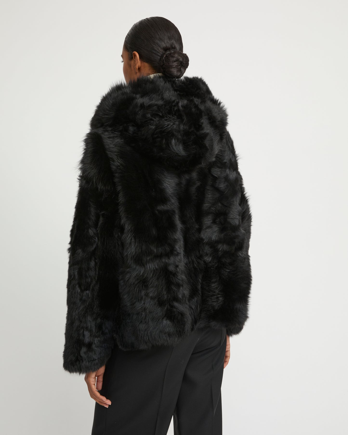Short Toscana lambskin shearling parka -Yves Salomon