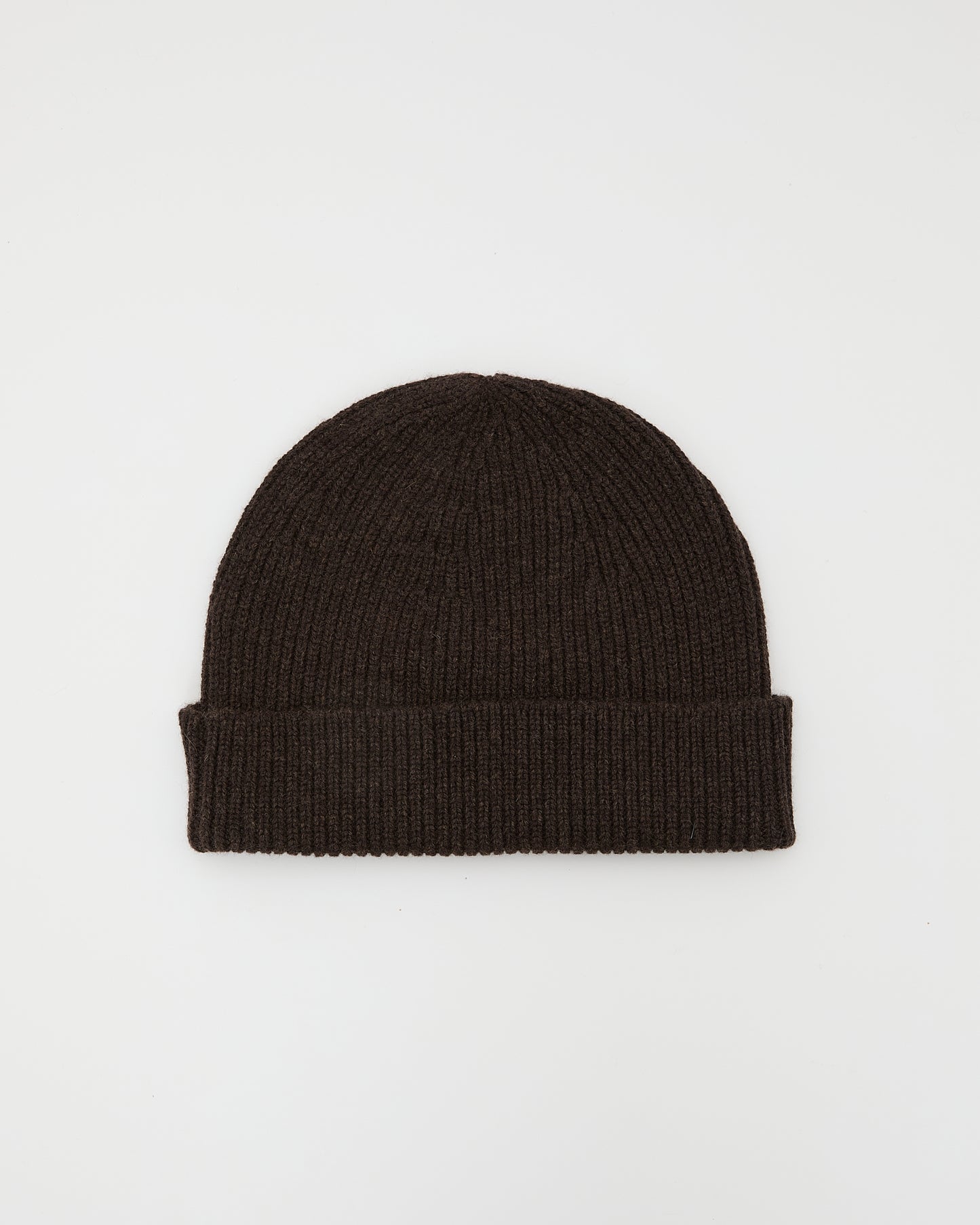100% cashmere thick knit beanie