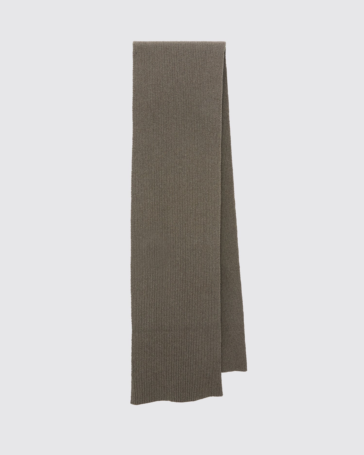 100% cashmere thick knit scarf -Yves Salomon