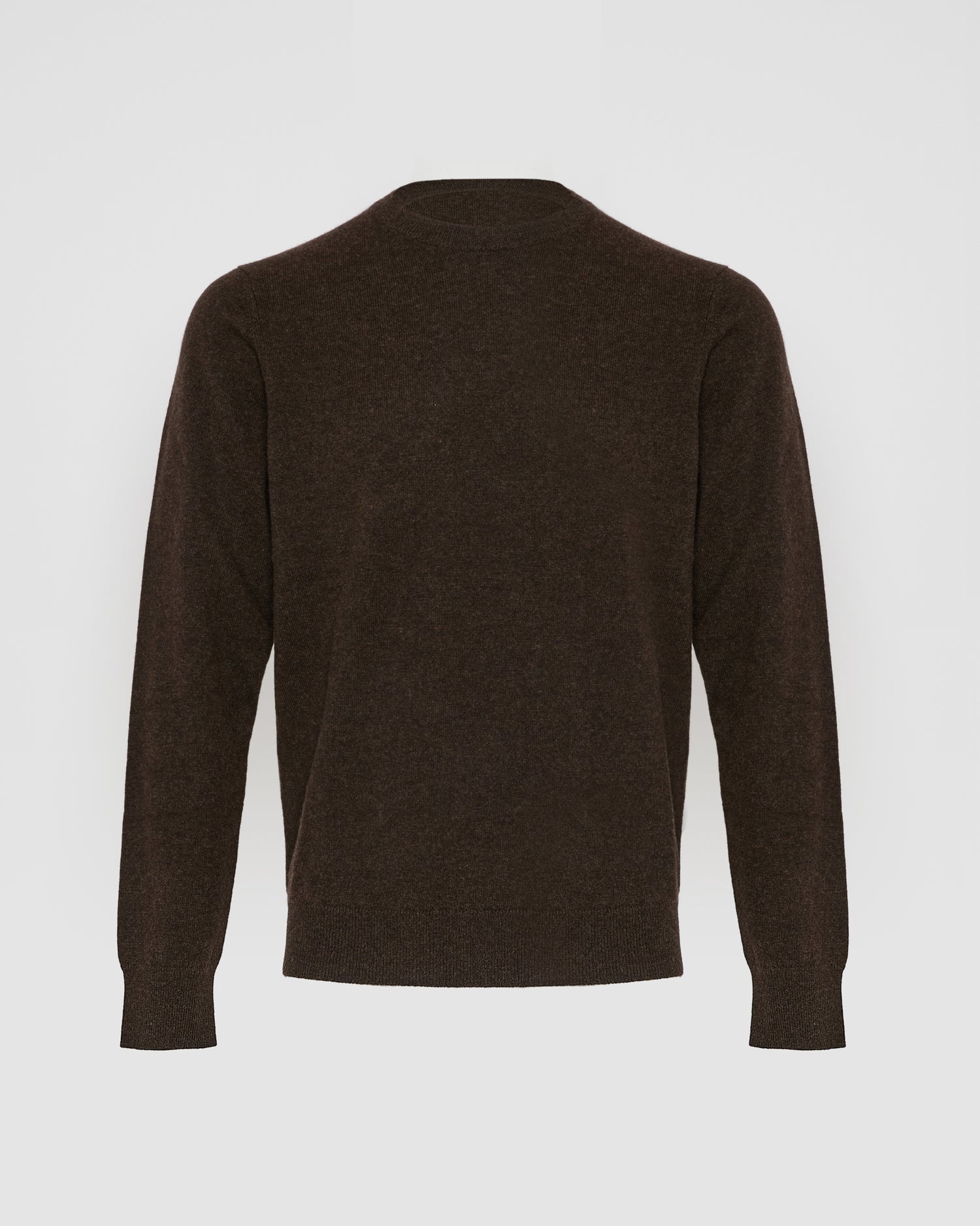 Crew neck knit jumper in 100% cashmere -Yves Salomon