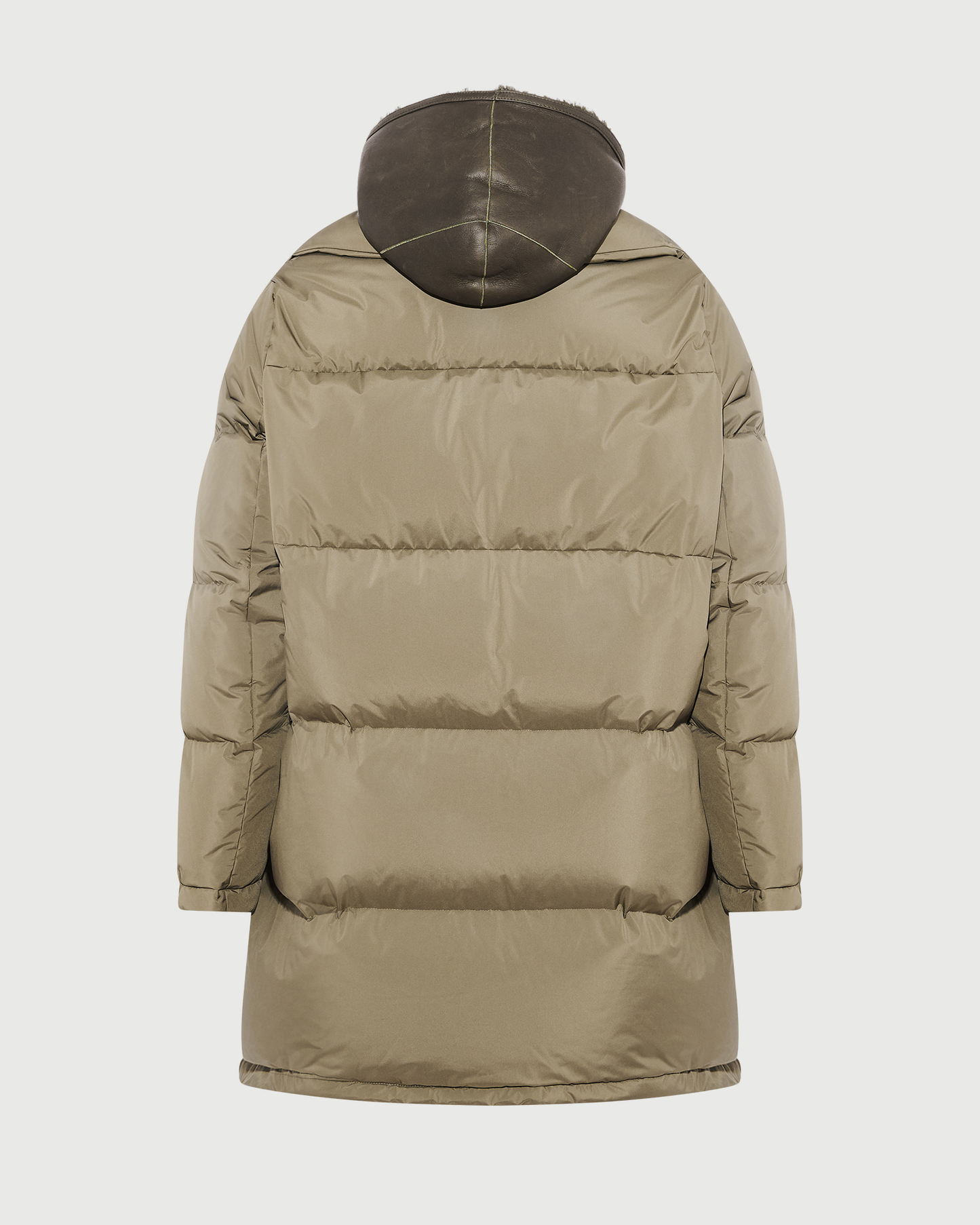 Down jacket with lambskin shearling bib - Yves Salomon - New Fall Winter Collection