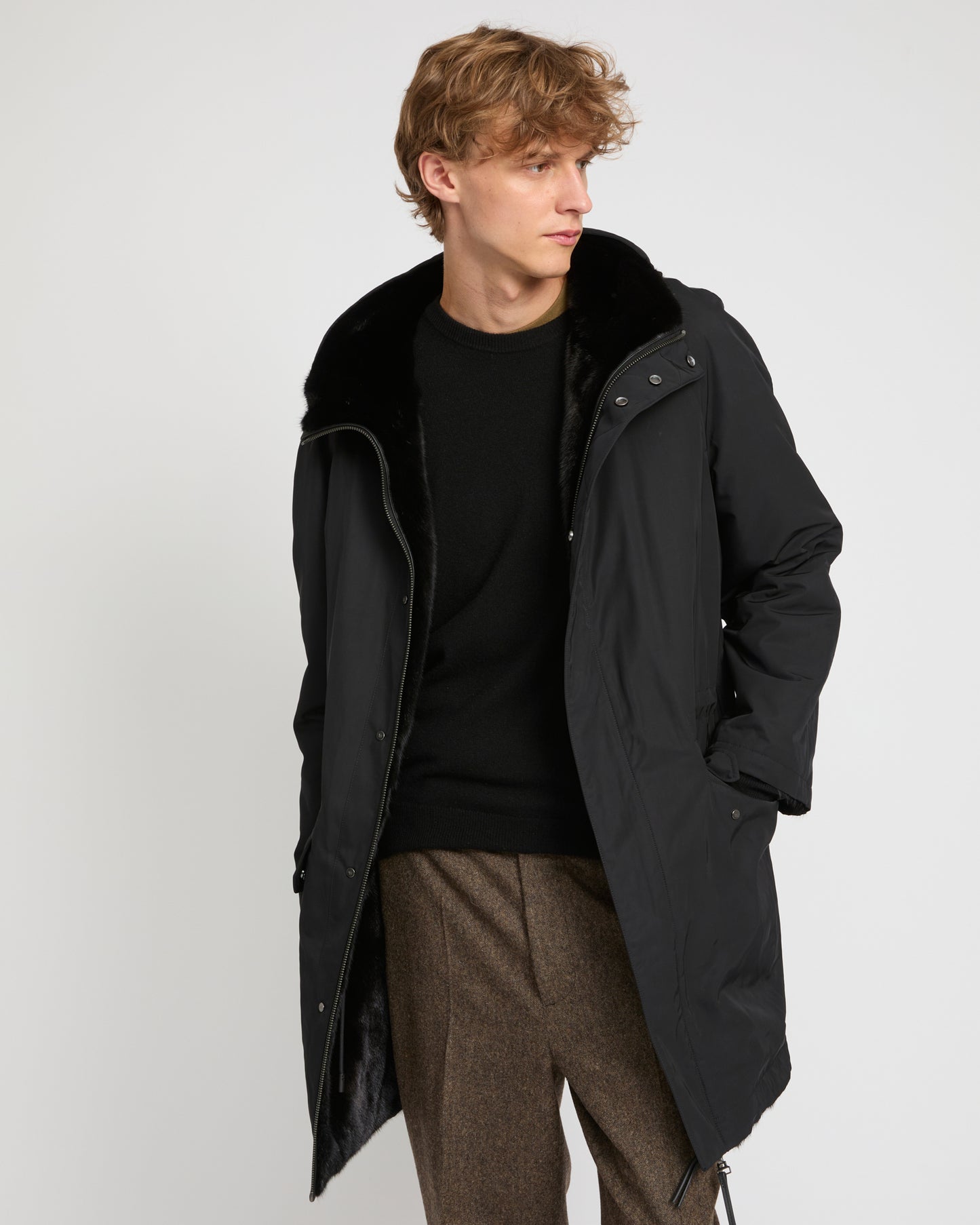 Reversible mink fur parka -Yves Salomon