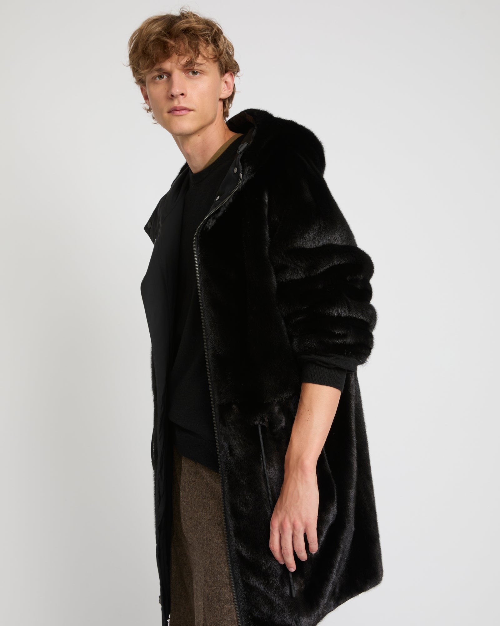 Reversible mink fur parka -Yves Salomon