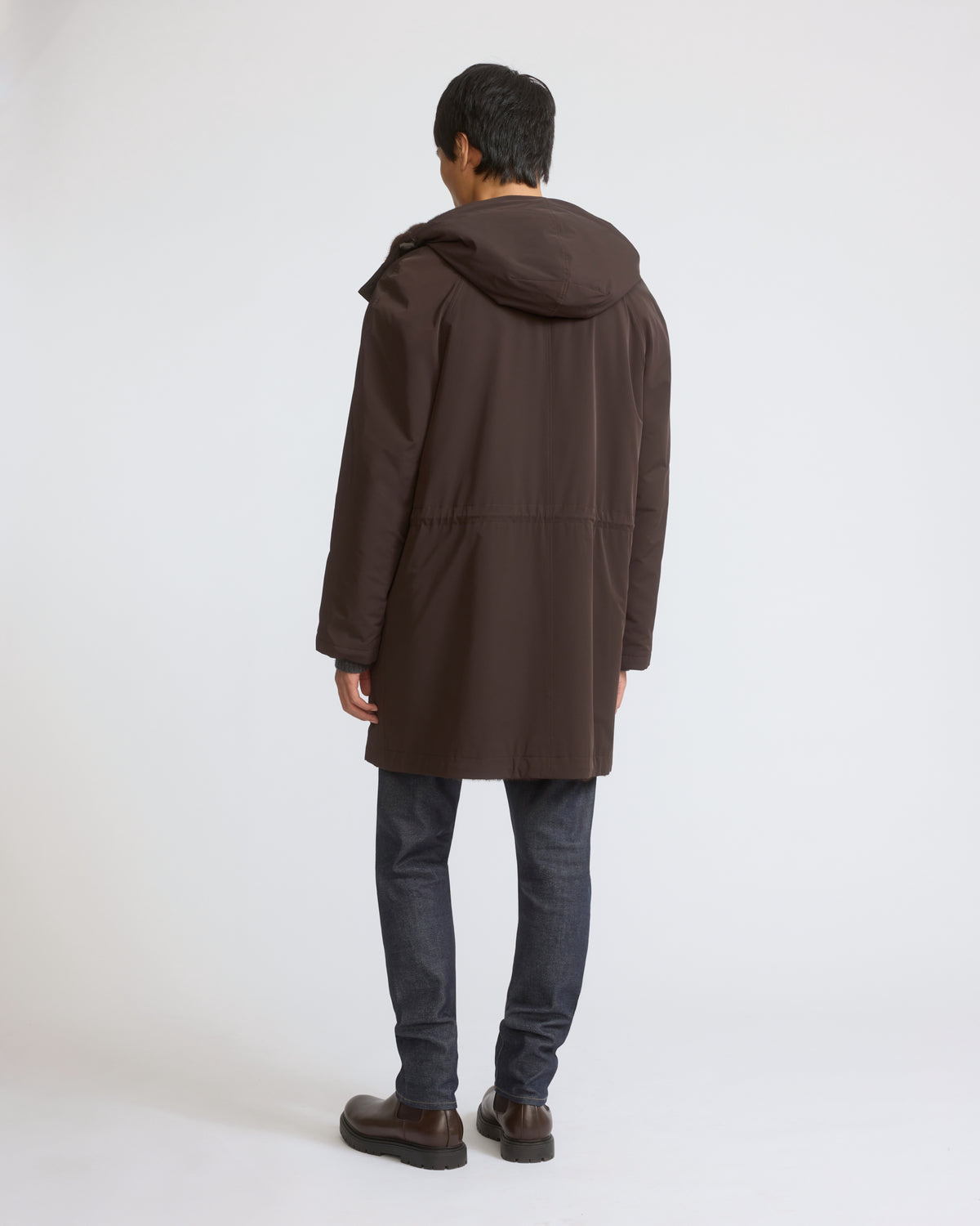 Reversible long-haired mink fur and technical fabric parka - Yves Salomon - New Fall/Winter Collection