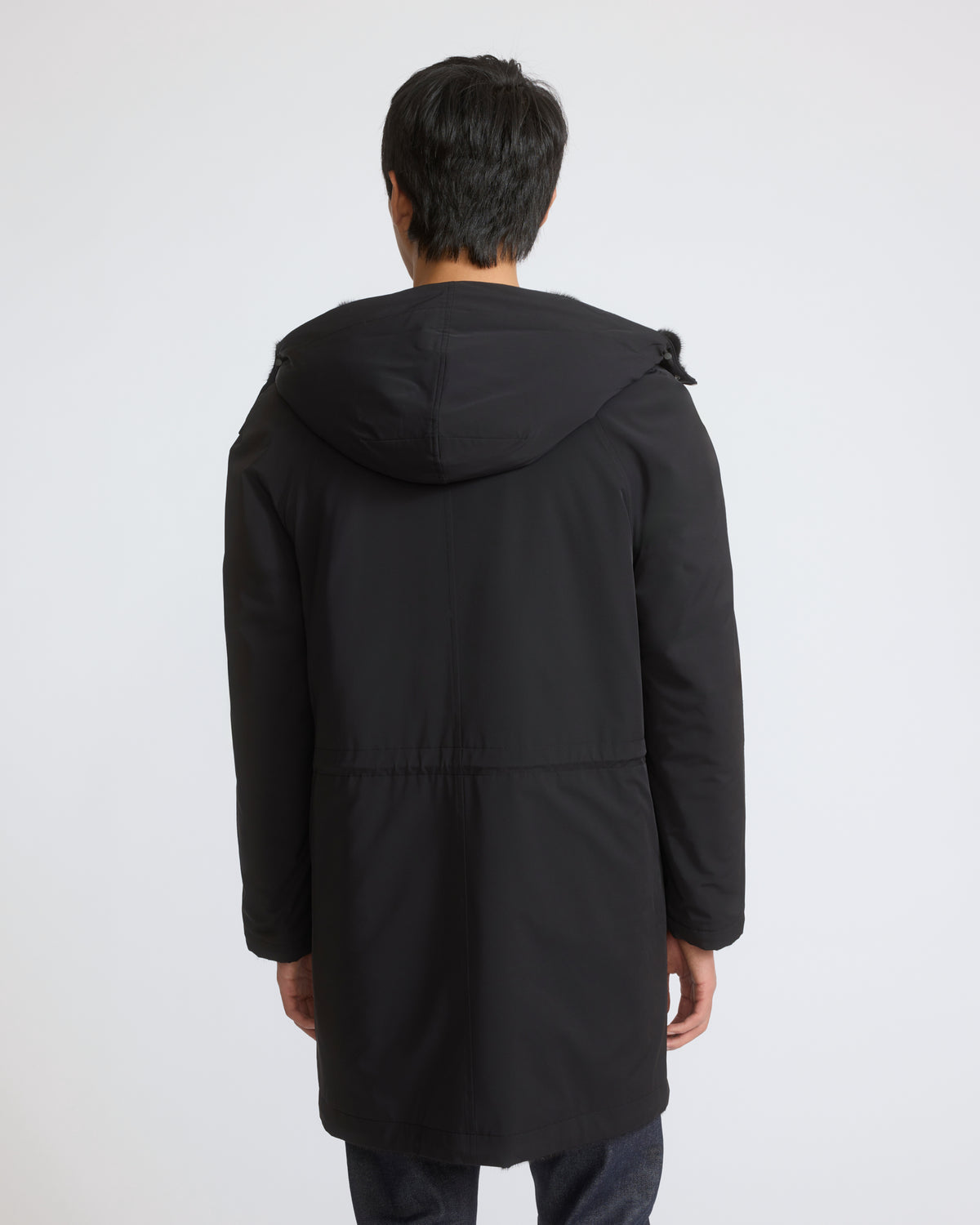 Reversible long-haired mink fur and technical fabric parka - Yves Salomon - New Fall/Winter Collection