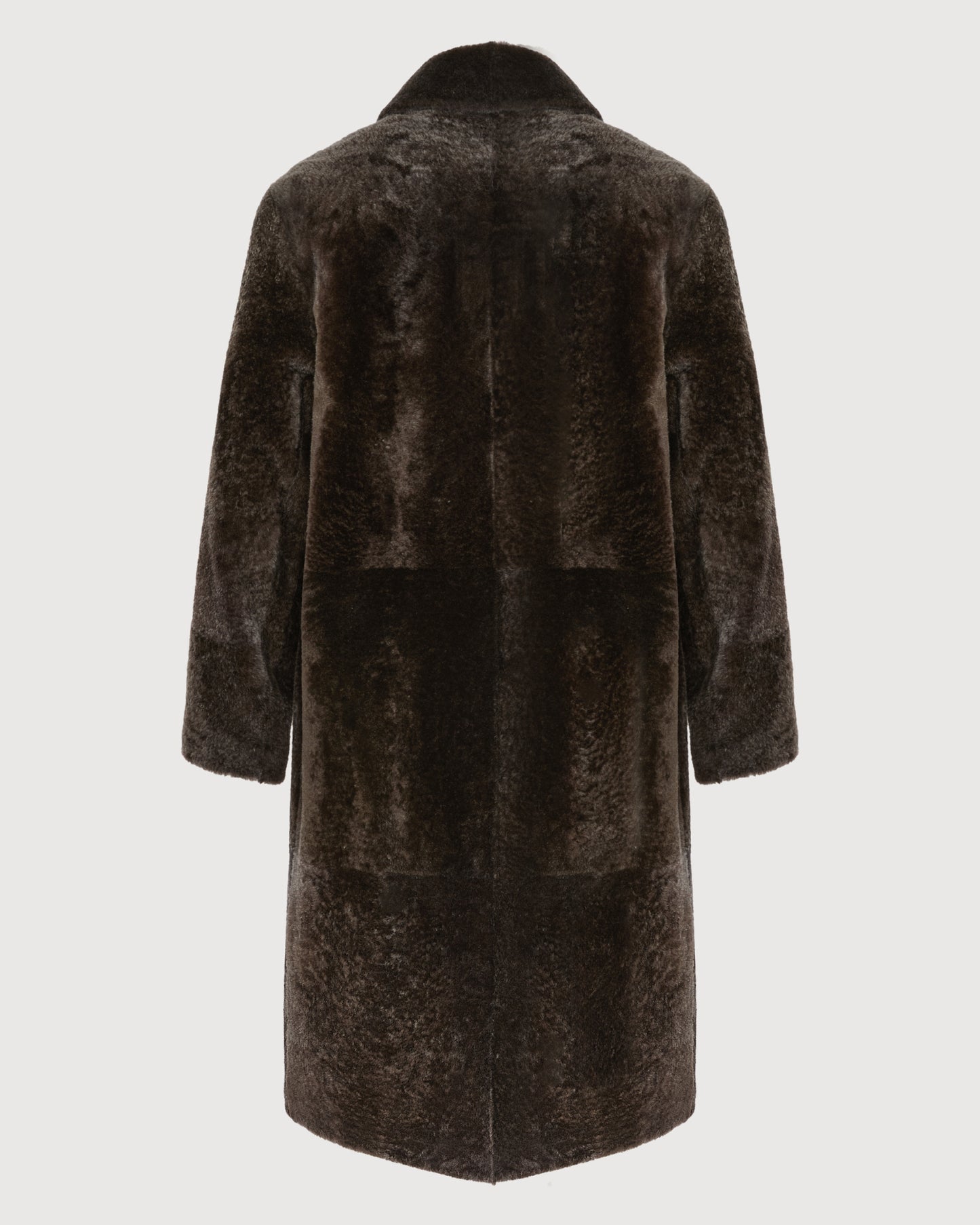7/8 coat in Lacon shearling lambskin -Yves Salomon