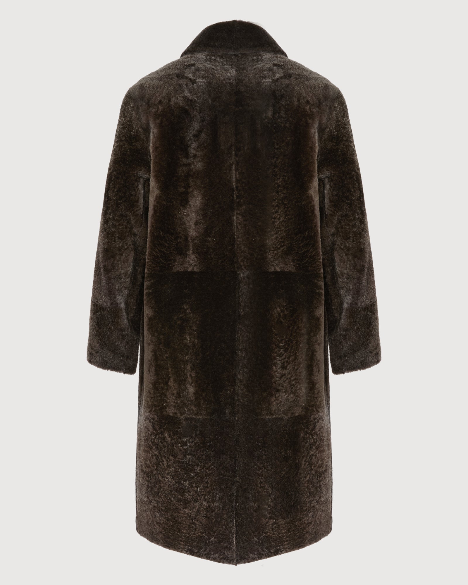 7/8 coat in Lacon shearling lambskin -Yves Salomon