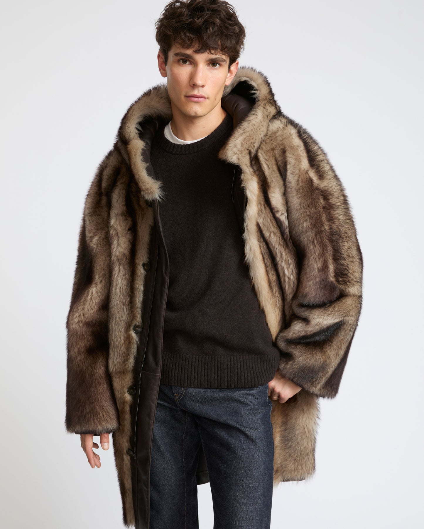 Reversible Toscana shearling fur-effect parka - Yves Salomon - New Fall Winter Collection
