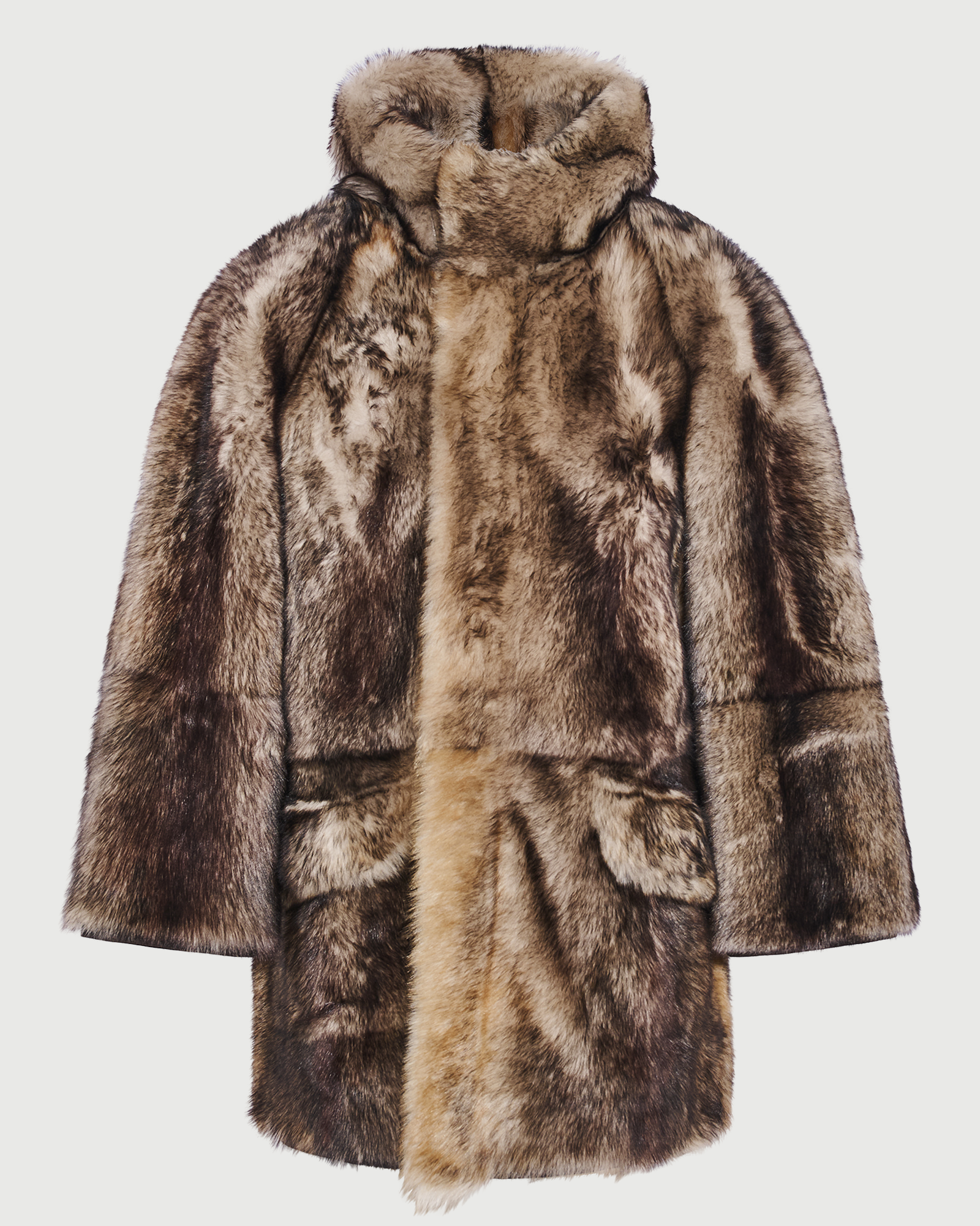 Reversible Toscana shearling fur-effect parka - Yves Salomon - New Fall Winter Collection