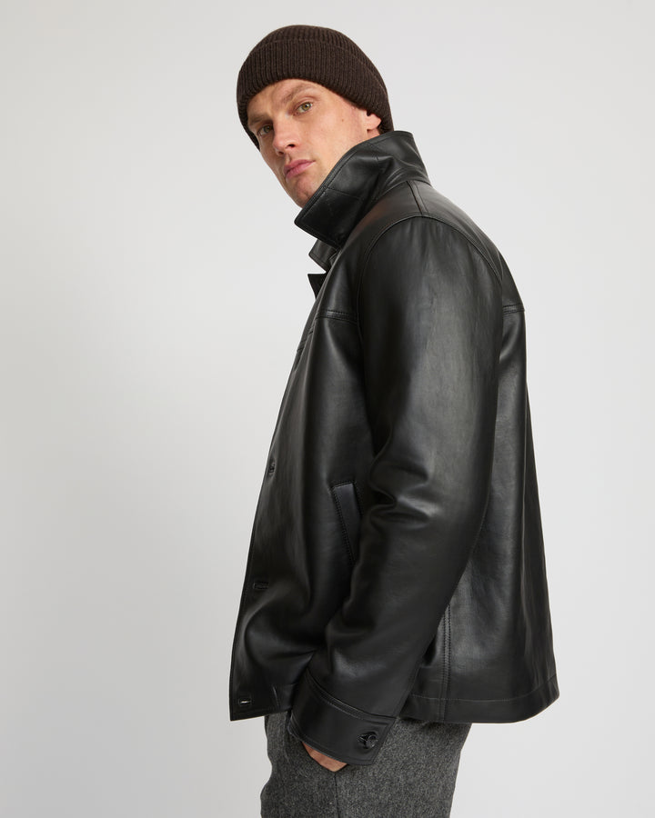 Lamb leather jacket
