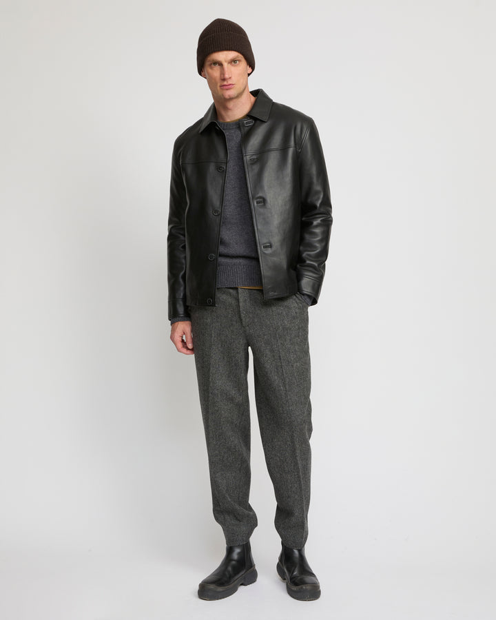Lamb leather jacket