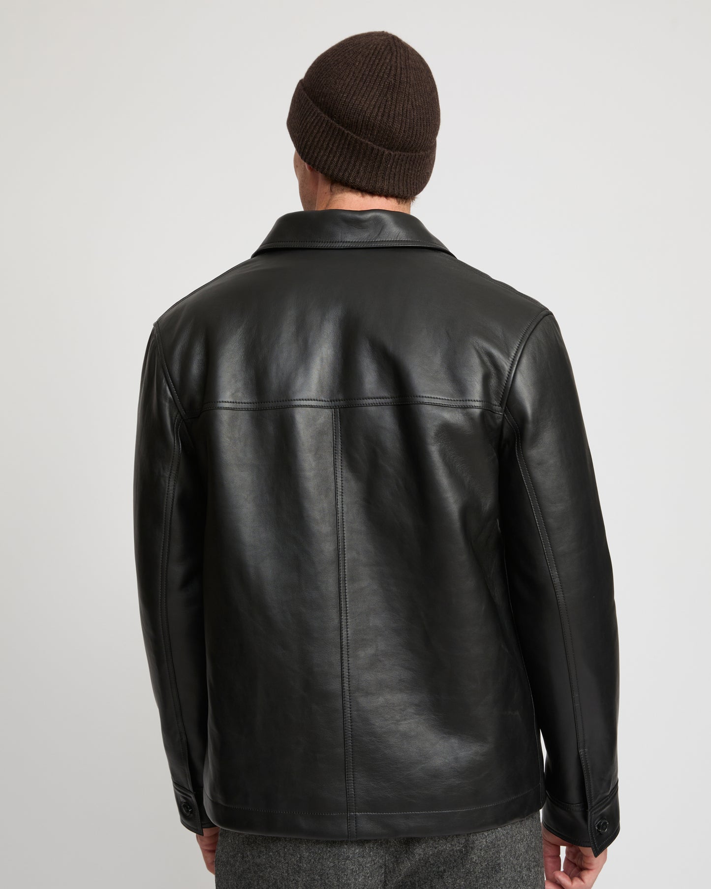 Lamb leather jacket