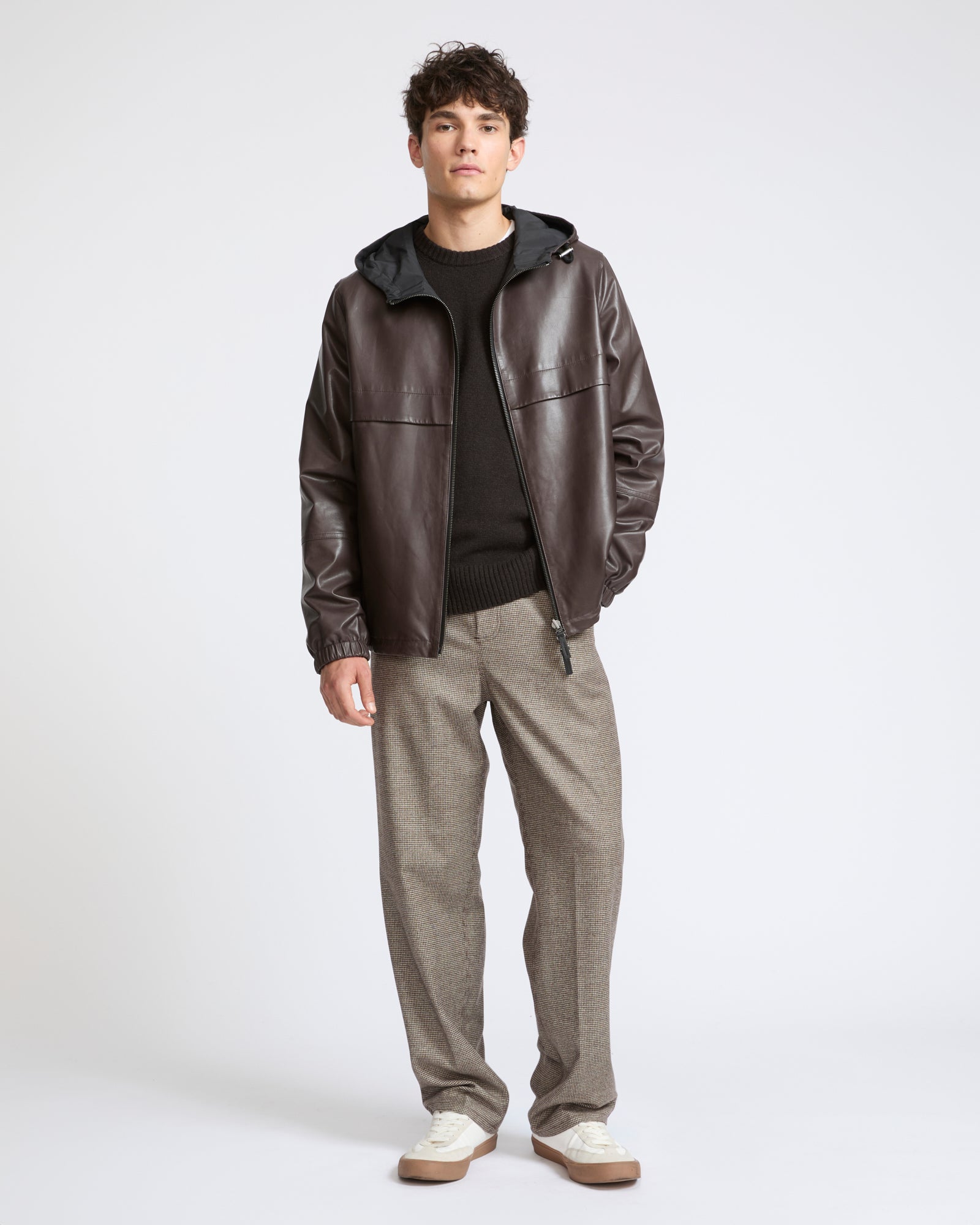 Reversible baby calfskin hoodie jacket - Yves Salomon - New Fall Winter Collection